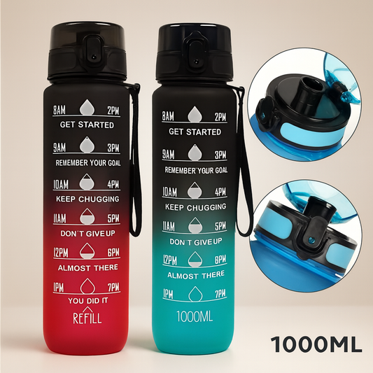 1000ml lekvrije motivatie waterfles