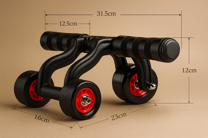 Three Wheel Abdominal Roller